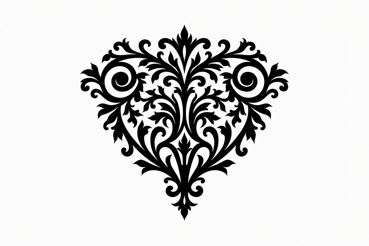 Romantic Lace Heart Clipart, an Illustration by Artivon (Photo 21 of 21)