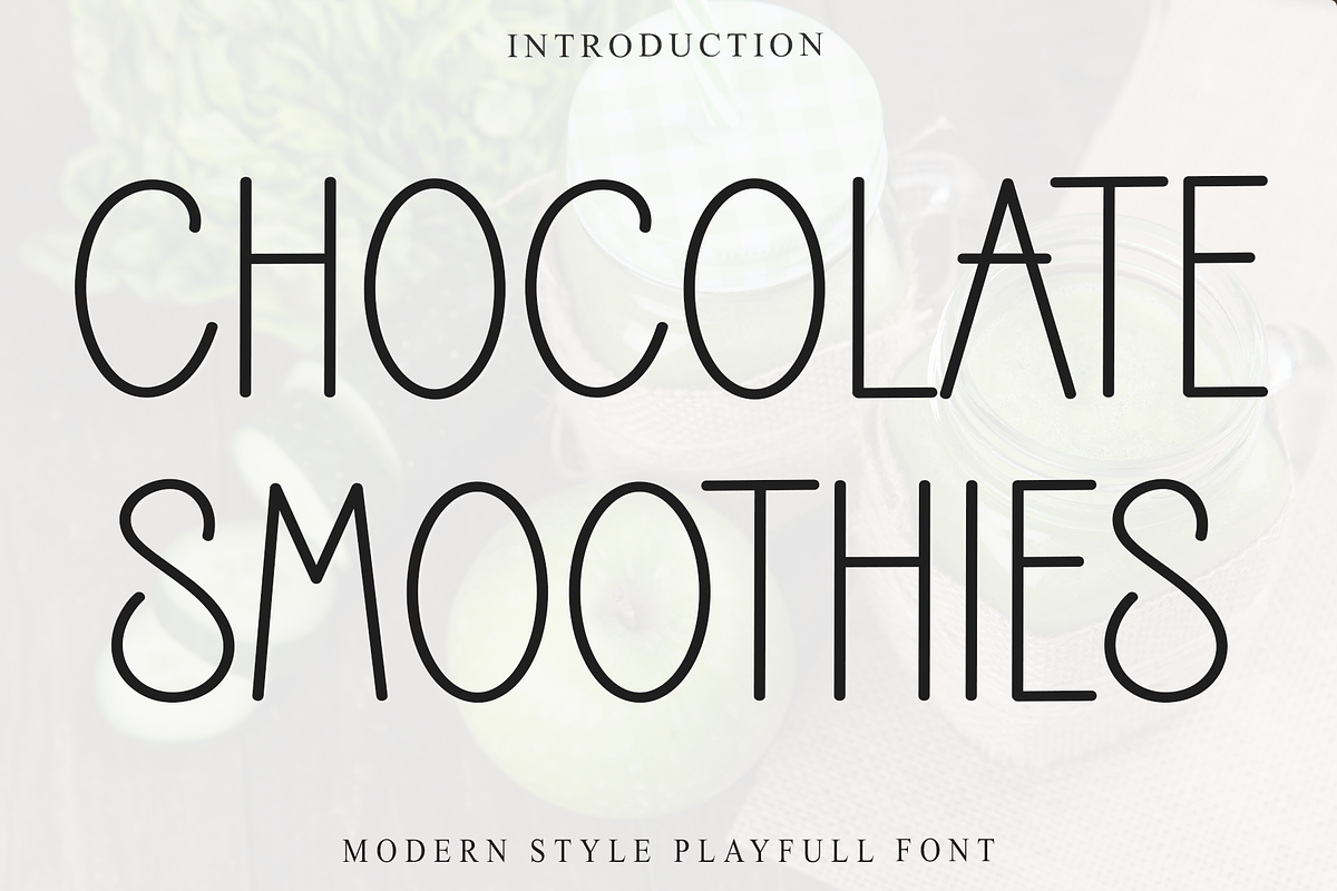 Chocolate Smoothies, a Sans Serif Font by FreshTypeINK (Photo 1 of 8)