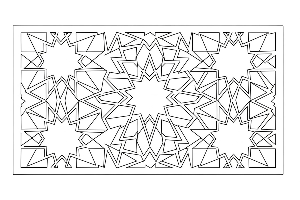 Islamic Mandala Geometric Bundle, an Illustration by Gaye Art (Photo 24 of 51)