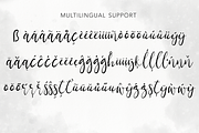 Demilo Brush Script With Swashes, a Script Font by Wooly Pronto (Thumbnail 5 of 6)