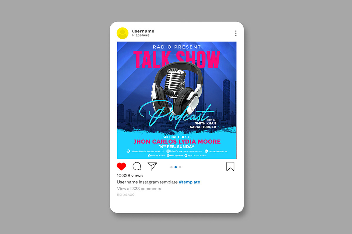 Podcast Flyer, a Flyer Template by imadeDesign (Photo 2 of 3)