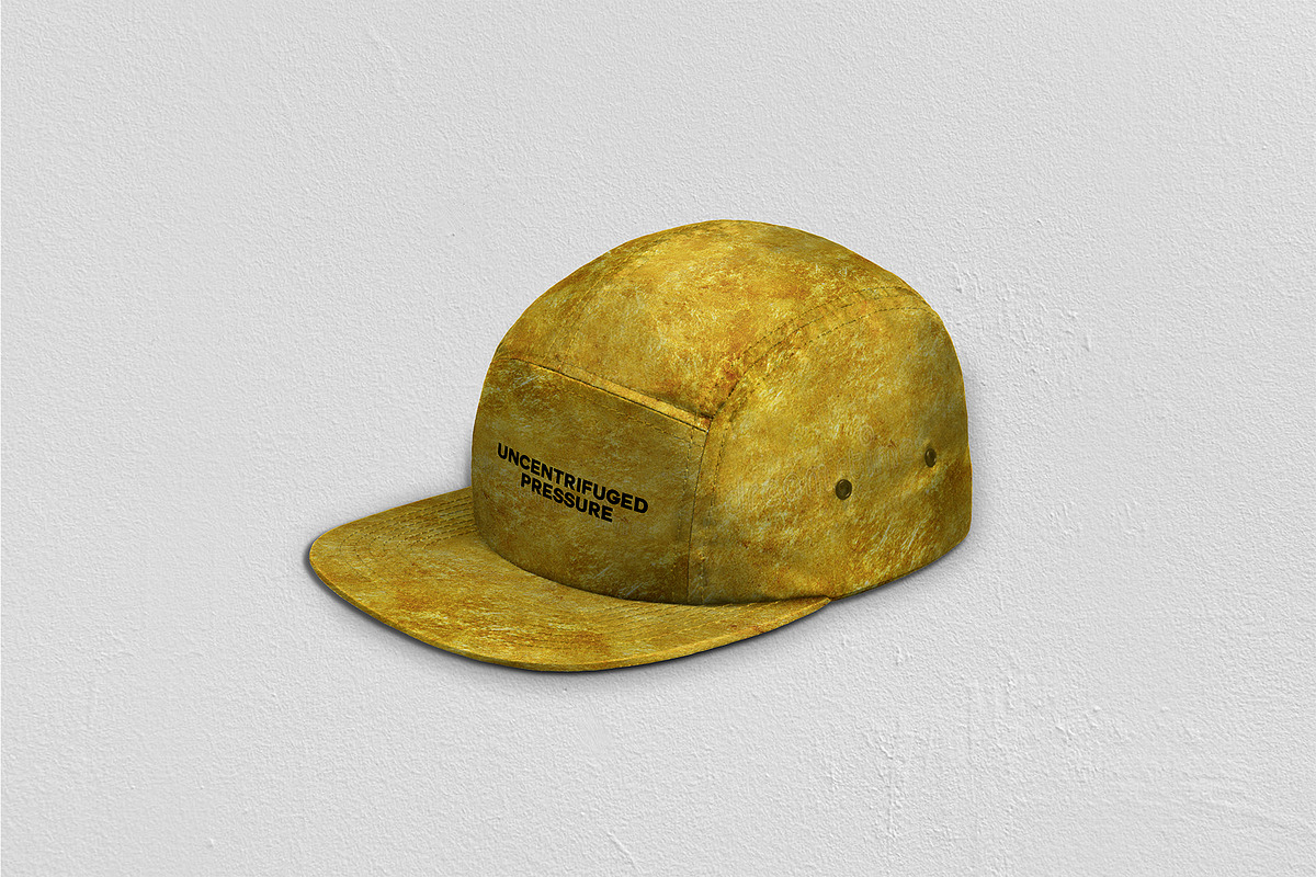 Five Panels Mockup, a Hat Mockup by Uncentrifuged Pressure (Photo 2 of 6)