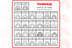 Rainbow Doodles - Dingbats Font