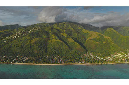 Lush tropical island of Tahiti, a Nature Photo by Goinyk