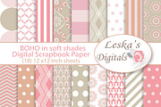 Boho Pattern Design - Digital Paper, a Pattern Graphic by Leska's Digitals (Thumbnail 1 of 5)
