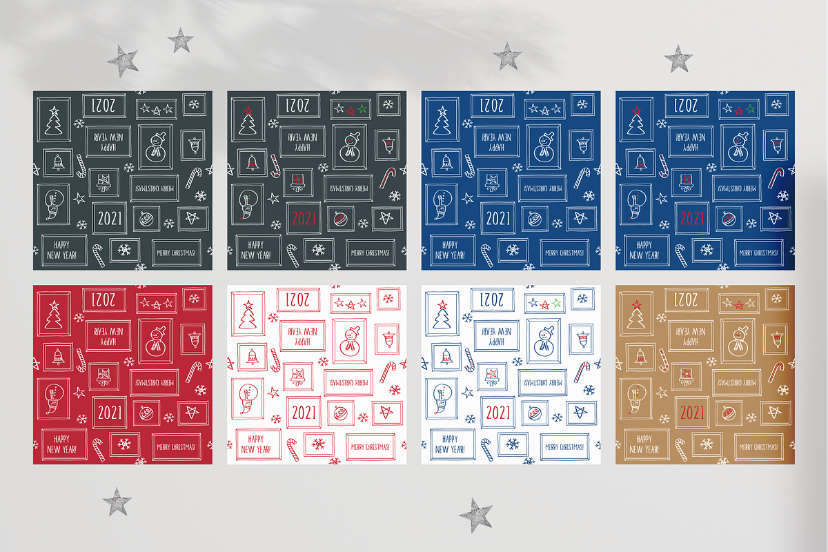 Winter Collection, a Decorative Illustration by Tkoko vectors & patterns (Photo 12 of 15)