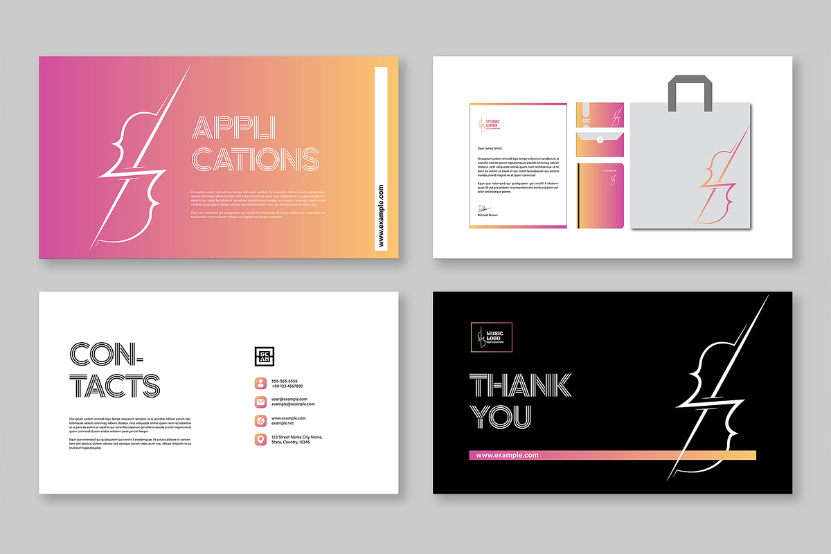 Creative Brand Guideline, a Presentation Template by Mighty-Slide (Photo 6 of 6)