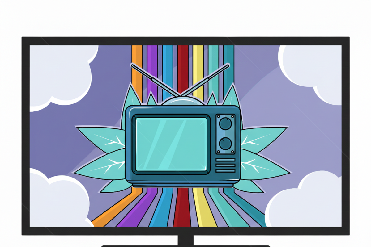 retro television vector illustration, a Decorative Illustration by zyxroun shop (Photo 2 of 3)