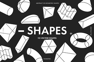 115 Vector Abstract Geometric Shapes