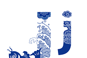 Letter A-Z Chinese style, a Symbol Font by PonDeArt (Thumbnail 11 of 27)