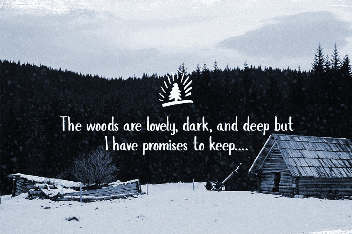 Slopes Brush Font preview 5