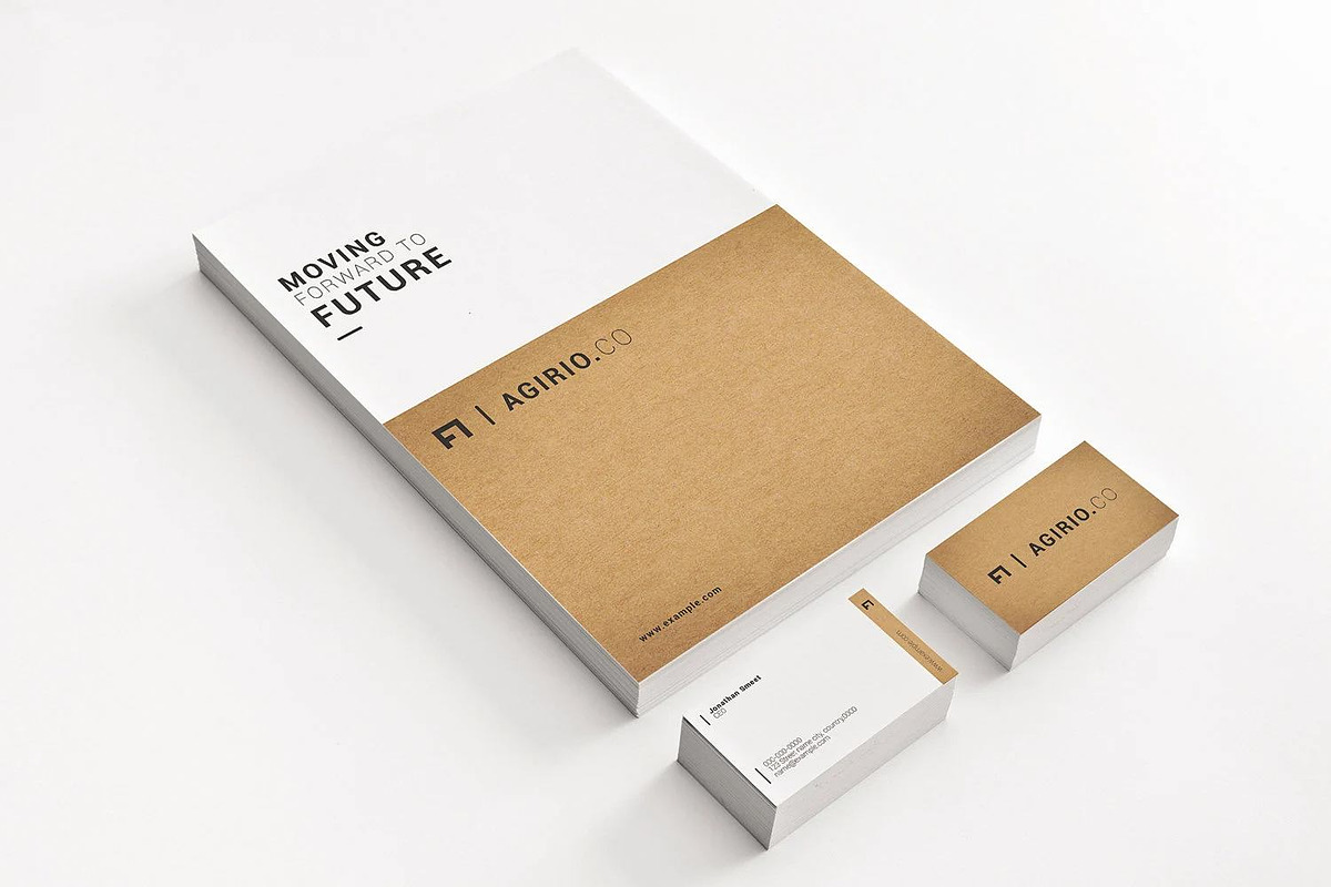 Minimal Corporate Stationery Design, a Stationery Template by retrographix (Photo 5 of 5)