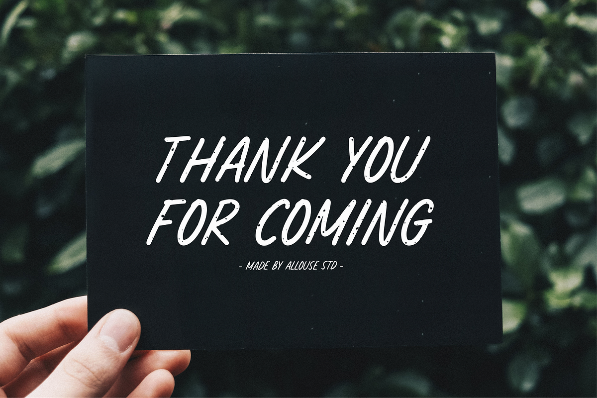 Khaylila A All Caps Font, a Handwritten Font by Allouse Studio (Photo 10 of 10)