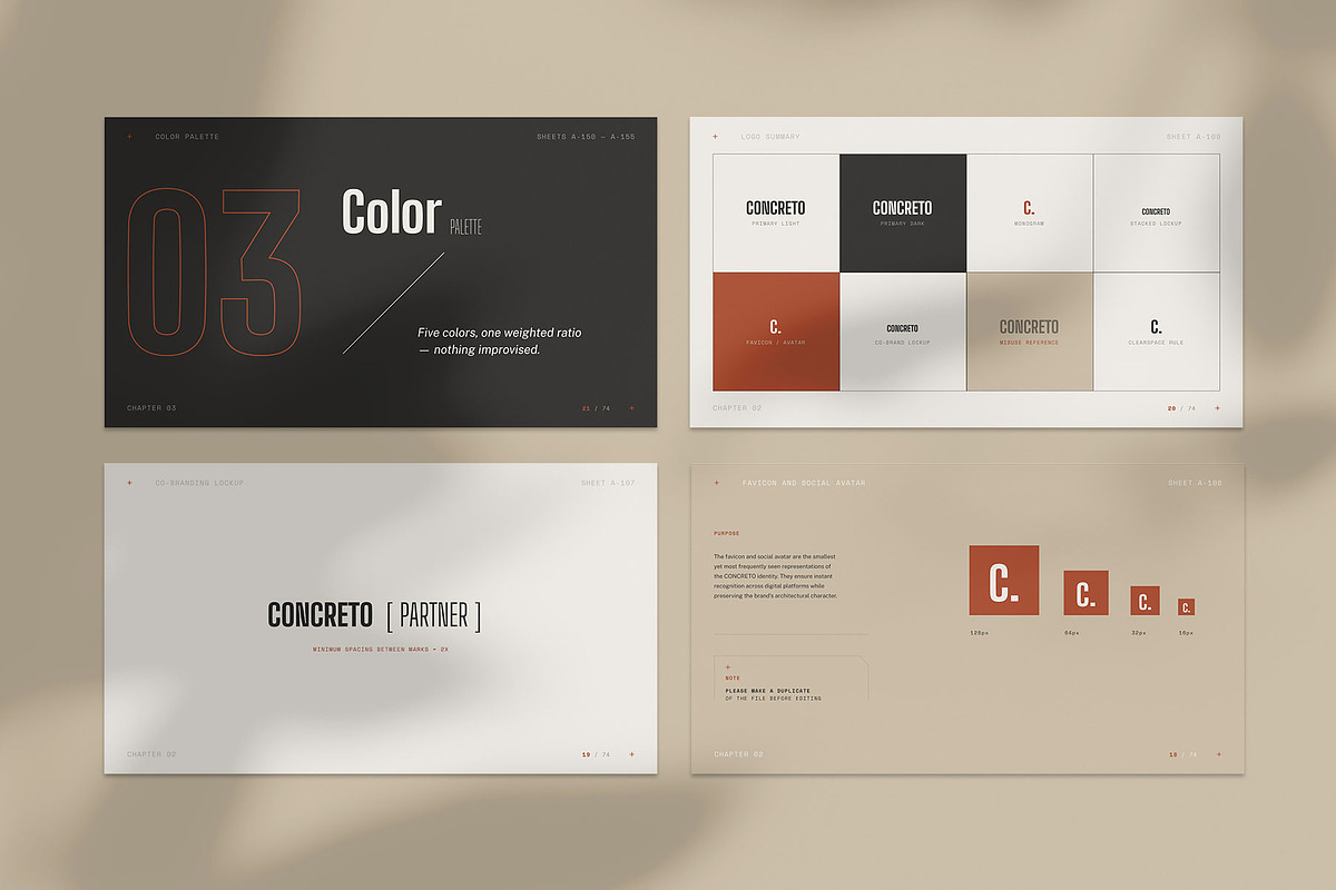 CONCRETO / Brand Guidelines Template, a Branding & Logo Template by Leleka.Store (Photo 15 of 23)