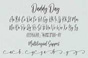 Daddy Day, a Script Font by NJ Studio (Thumbnail 9 of 10)