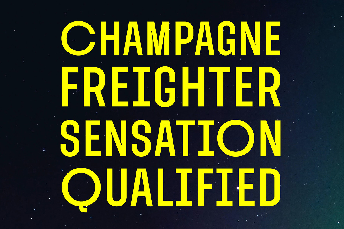 YNF Dustin | Condensed sans serif, a Sans Serif Font by YNF (Photo 7 of 26)