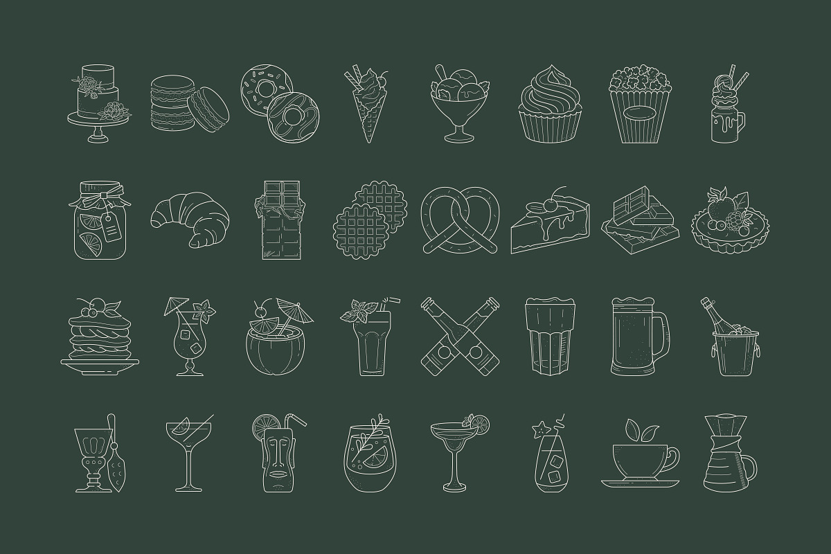 Food Logo Kit, a Branding & Logo Template by iStar Design (Photo 12 of 23)