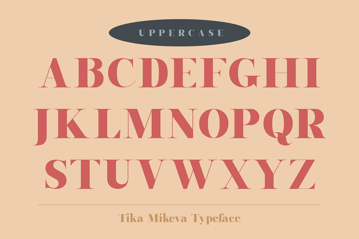 Tika Mikeva - Elegant Serif Typeface, a Serif Font by Morisco (Photo 5 of 10)