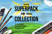 Superpack: 91 ink brushes., a Brush Add-On by redstudio (Thumbnail 1 of 9)