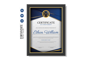 420. Modern Certificate Template