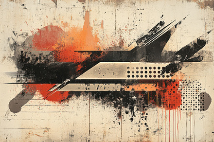 Abstract art grunge textures orange, a Background Photo by Pixeness