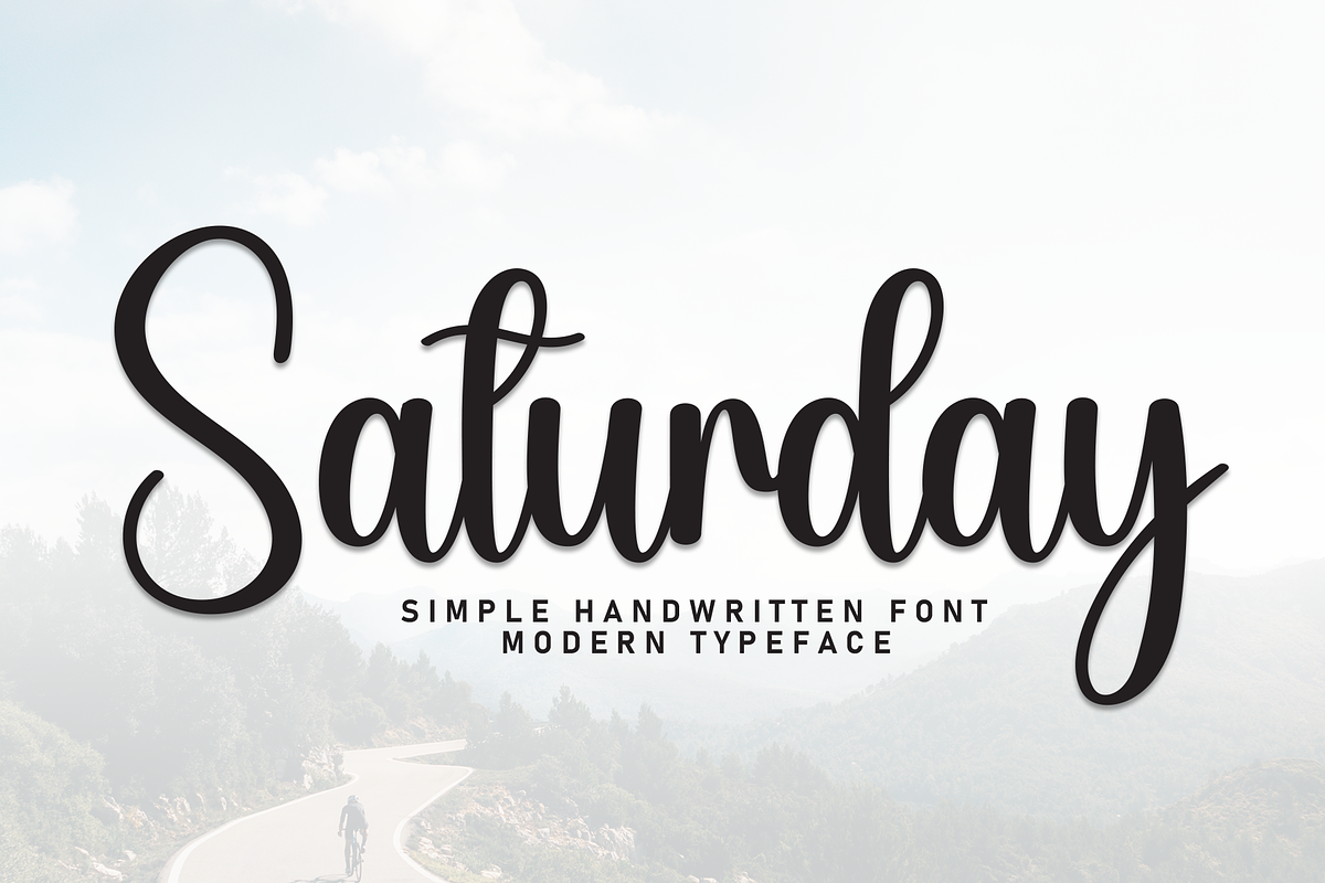 Saturday | Script Font, a Handwritten Font by Scratchones (Photo 1 of 8)