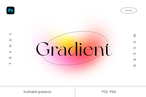 Round Blur Gradients With Texture