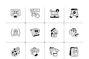 Animated Web Development Icons, an Outline Icon by Vectors Market (Thumbnail 2 of 8)