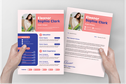 Pink Creative Resume & Cover Letter, a Resume Template by Annora Studio (Thumbnail 2 of 7)