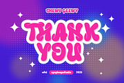 Chewy Geewy - A Groovy Bubbly Font, a Symbol Font by agnyhasyastudio (Thumbnail 15 of 15)