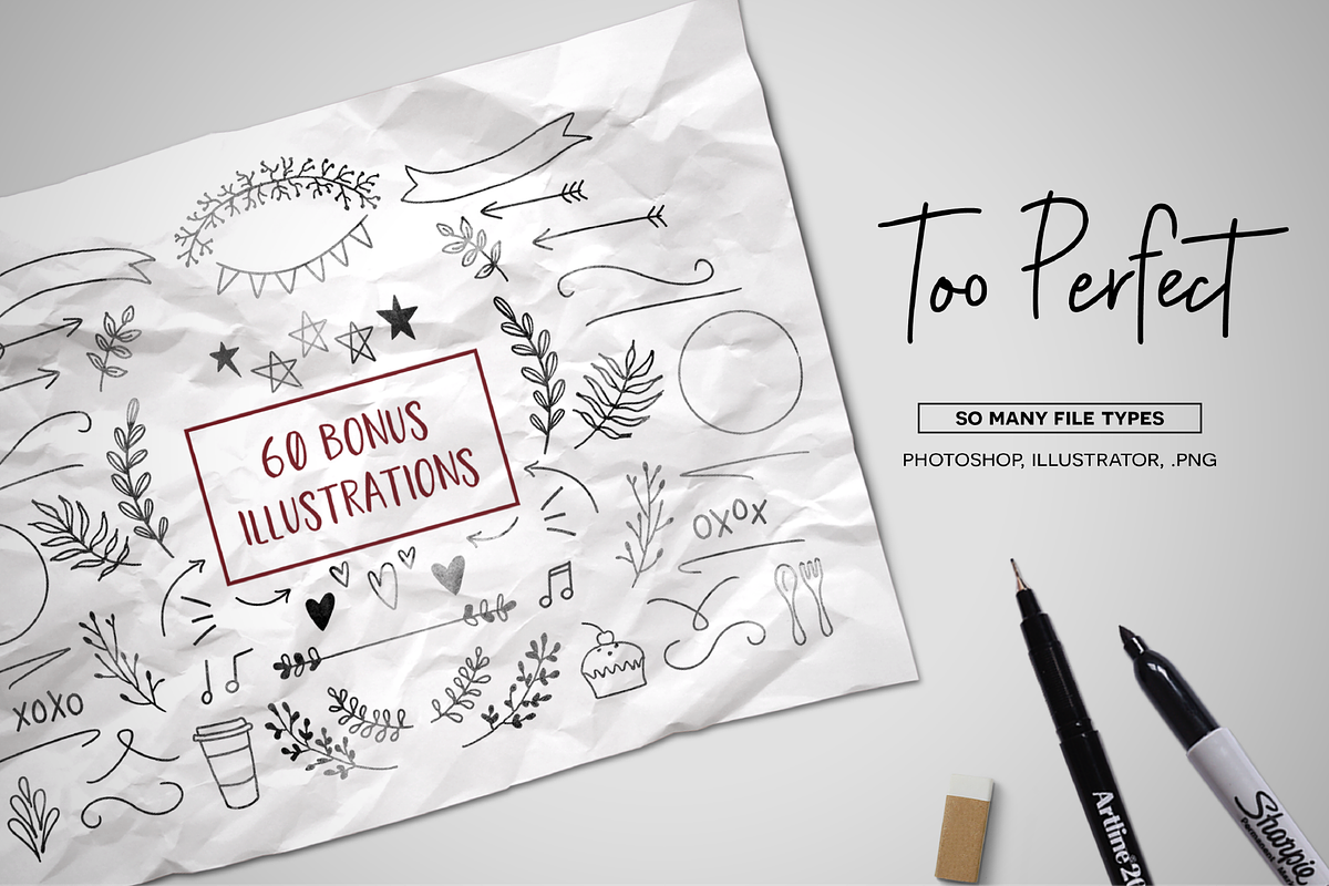 Premium Font Bundle, a Script Font by Flycatcher Design (Photo 50 of 140)