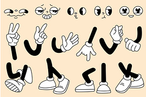 Cartoon groovy collection, a Person Illustration by art PVP - market
