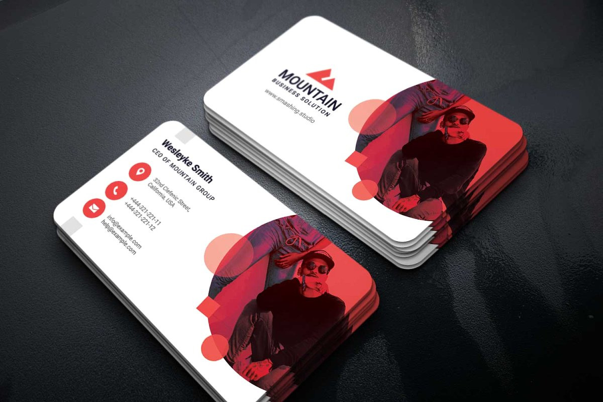 30 Business Cards Bundle Vol.1, a Business Card Template by Smashing_Studio (Photo 25 of 31)