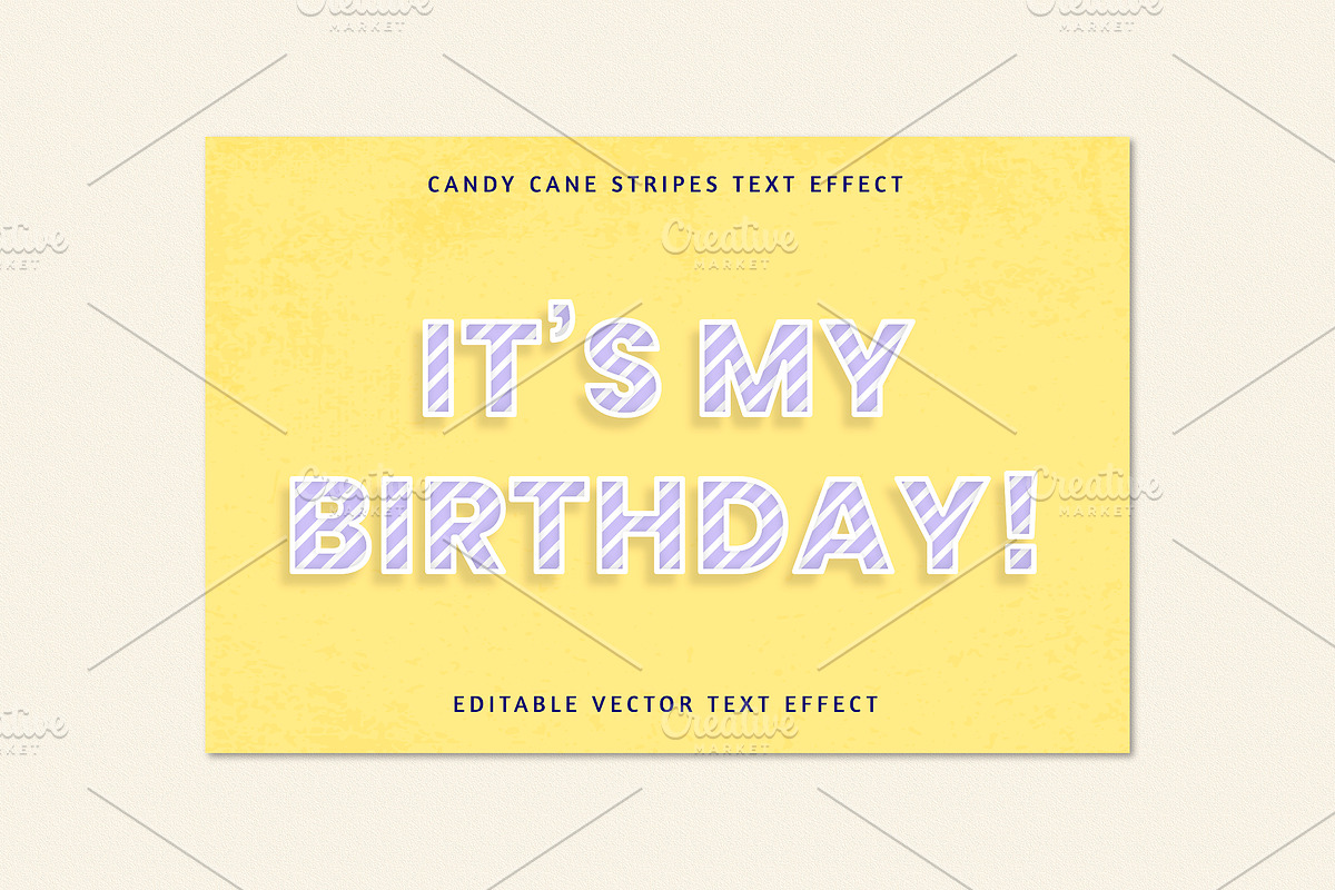 Birthday event editable text effect, a Flyer Template by rawpixel