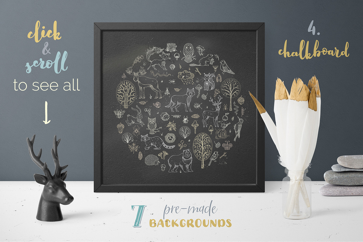 Woodland Animals Pack, an Animal Illustration by MaljukArt (Photo 11 of 15)