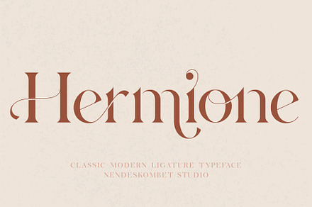 Hermione Classic-Modern Typeface