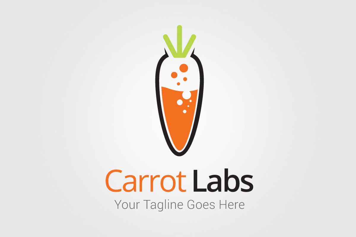 Carrot Labs Logo Template, a Branding & Logo Template by Grapixy (Photo 2 of 4)