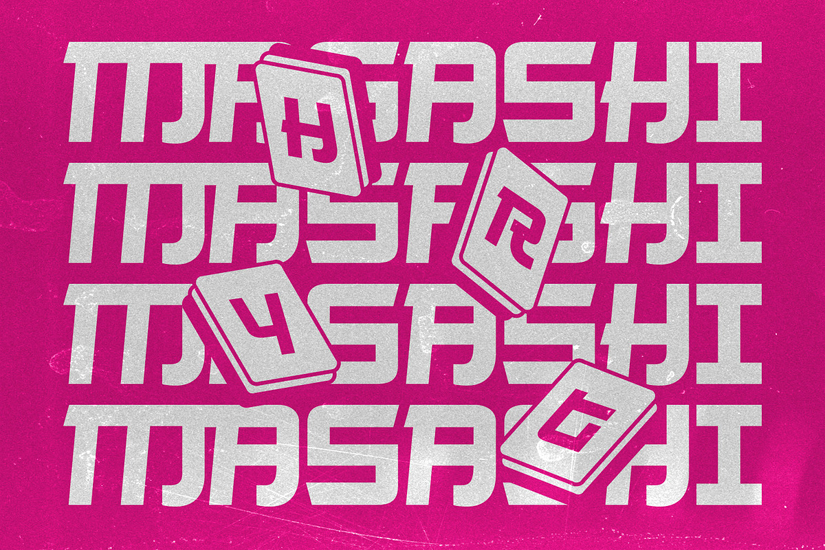 Cas Kirigami Oriental Typeface, a Sans Serif Font by Casloop Studio (Photo 15 of 15)