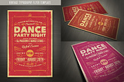 Vintage Style Typography Flyer, a Flyer Template by JumboDesign