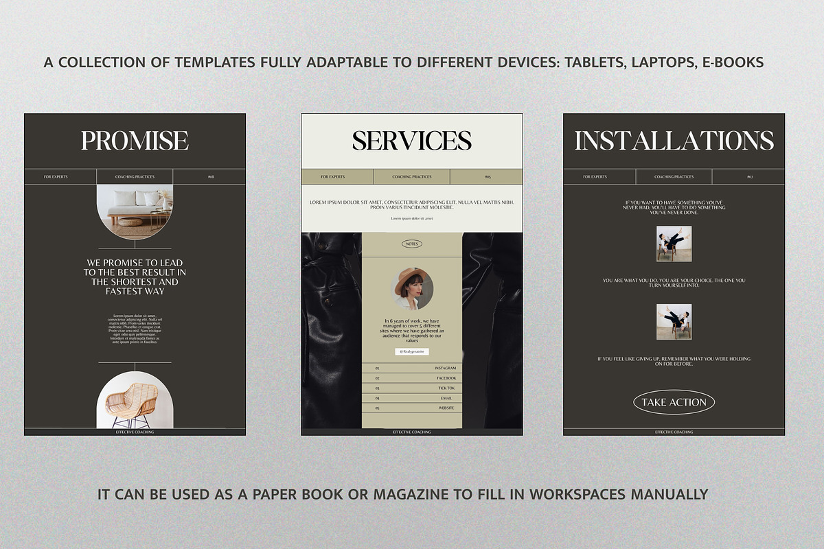 SIMON - Editorial Aesthetic Workbook, a Print Template by AESTETHIC_STUDIO (Photo 4 of 10)