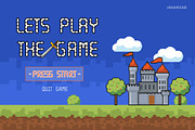 Pixelarc Pixel Monoscape Font, a Symbol Font by Vadovastd (Thumbnail 4 of 7)