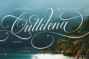 Quttilena Script, a Script Font by IM Studio (Thumbnail 1 of 10)