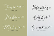 Sahara Script, a Script Font by Genesis Lab (Thumbnail 6 of 7)