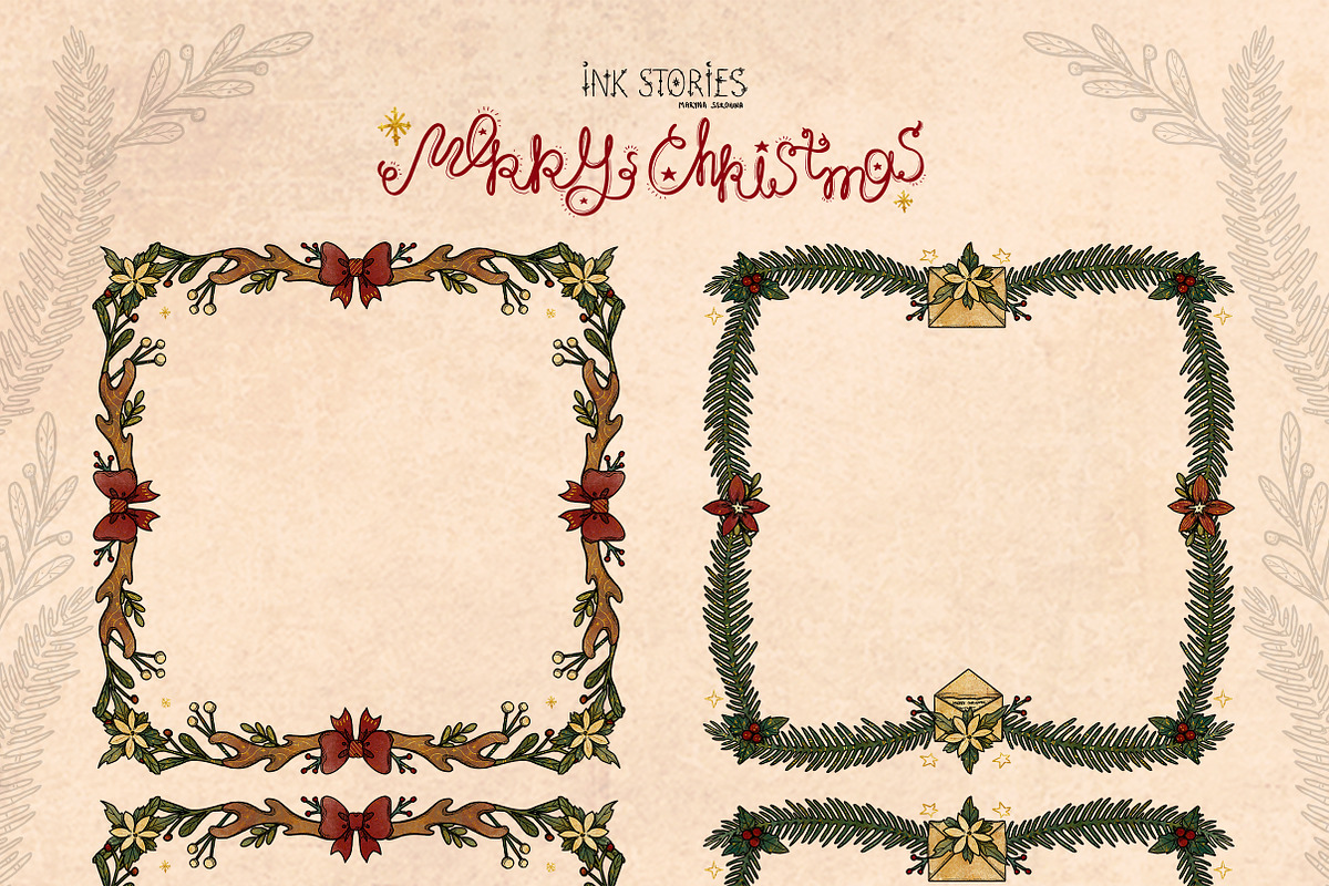 Merry Christmas, a Seasonal Illustration by Ink Stories (Photo 20 of 25)