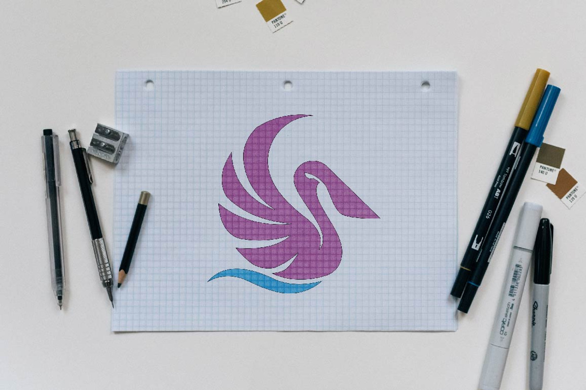 Pink Beauty Pelican Bird Animal Logo, a Branding & Logo Template by jongcreative (Photo 3 of 4)