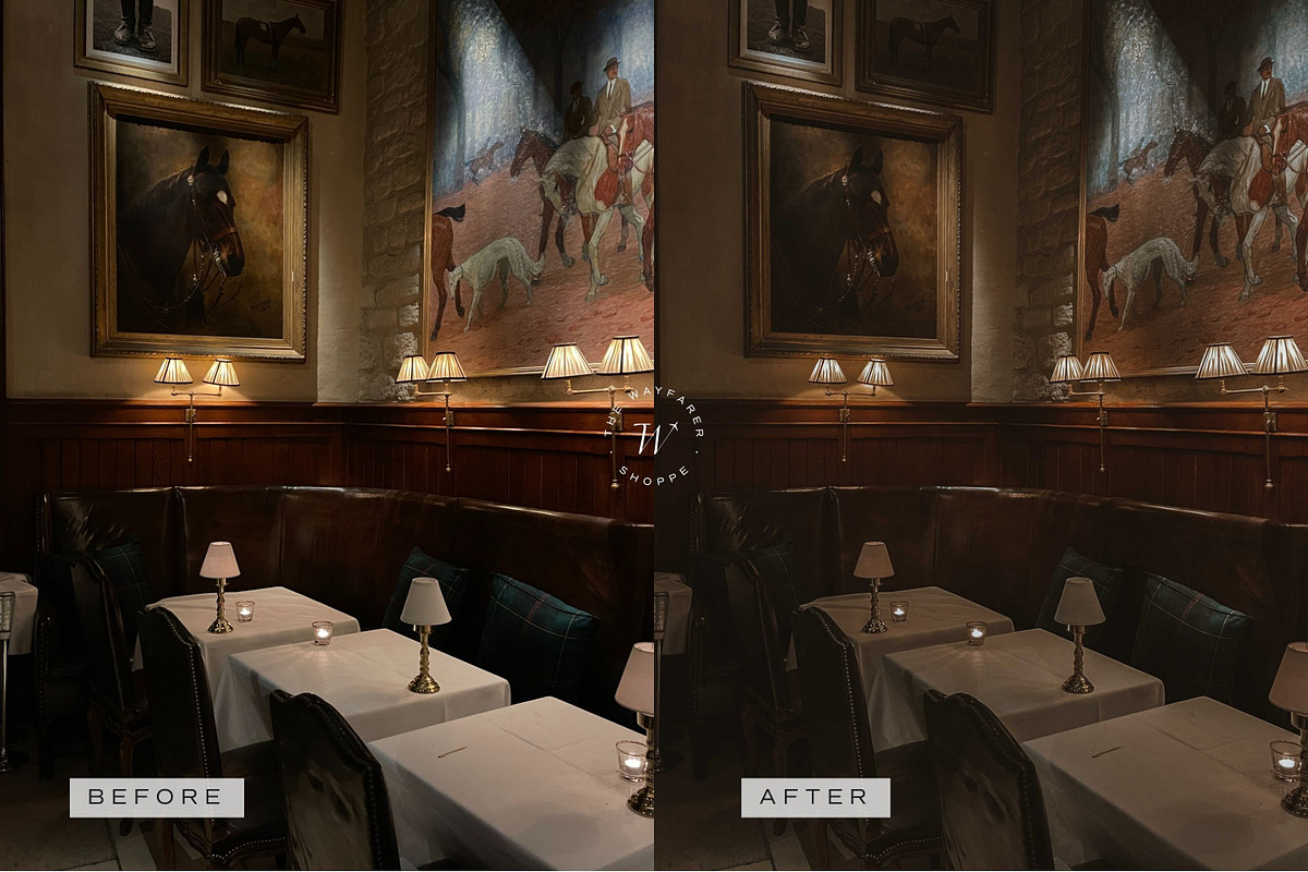 5 Moody Blogger Lightroom Presets, a Preset Add-On by TheWayfarerShoppe (Photo 9 of 17)