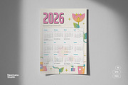 2026 Wall Calendar, a Stationery Template by Neermana (Thumbnail 1 of 4)