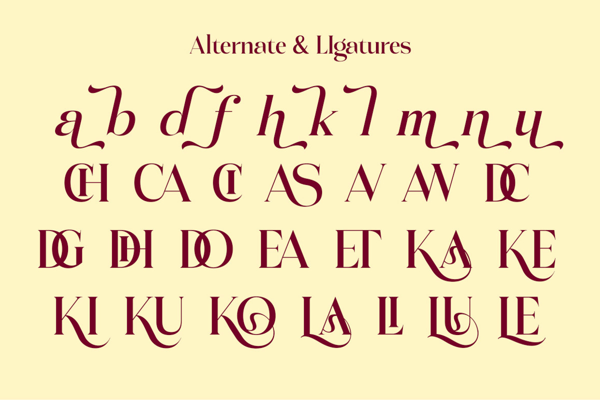 Lebronne - Serif Font, a Serif Font by Sronstudio (Photo 9 of 11)