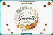 Cozy Fall Sublimation Quotes Bundle, a Seasonal Illustration by Actual Pixel (Thumbnail 7 of 20)