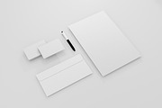 Stationery mockup, a Product Mockup by Kenrichi (Thumbnail 4 of 4)